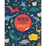 Livre autocollant livre 1000 autocollants dinosaures | 2 pièces