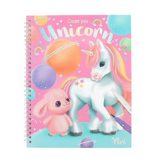 Livre de coloriage Ylvi avec feutres