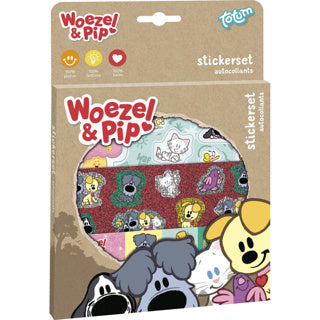 Bambolino jouets woezel pip ensemble d'autocollants