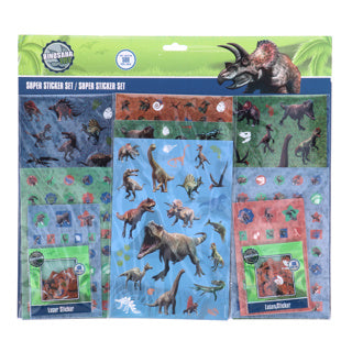 Ensemble d'autocollants dinosaures 500 pièces | 6 pièces
