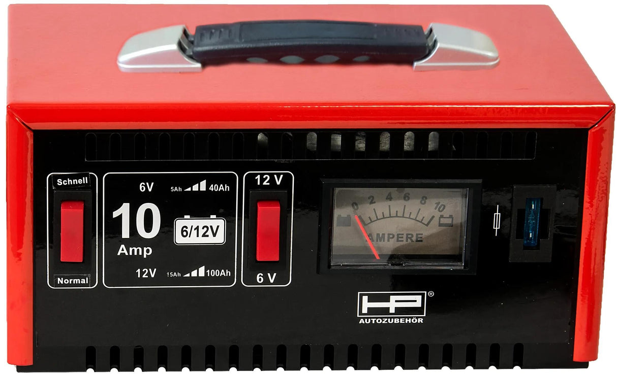 Chargeur de batterie Hp chargeur 6 12v 10a 15-120ah, métal