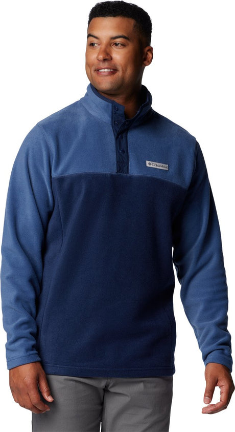 Columbia steens mountain™ half snap ii men's outdoortrui - collegiate navy, dark mountain - maat m
