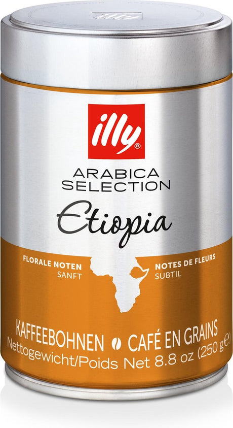Grains de café Illy Arabica Selection Ethiopie - 6 x 250 grammes