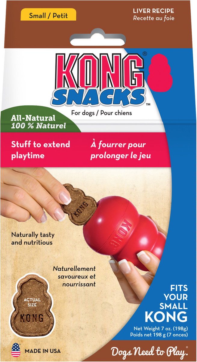 Kong stuff 'n mini collation pour chien - foie