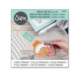 Sizzix • feuilles autocollantes 15x15cm