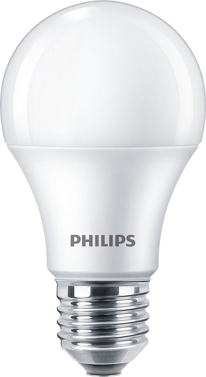 Philips led philips - lampe led e27 - ampoule led corepro e27 poire mat 10w 1055lm - 865 clair blanc froid 6500k | remplace 75w