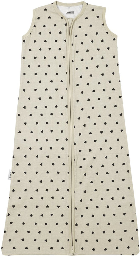 Meyco gigoteuse d'été baby sweet heart - 70 cm - sable doux noir