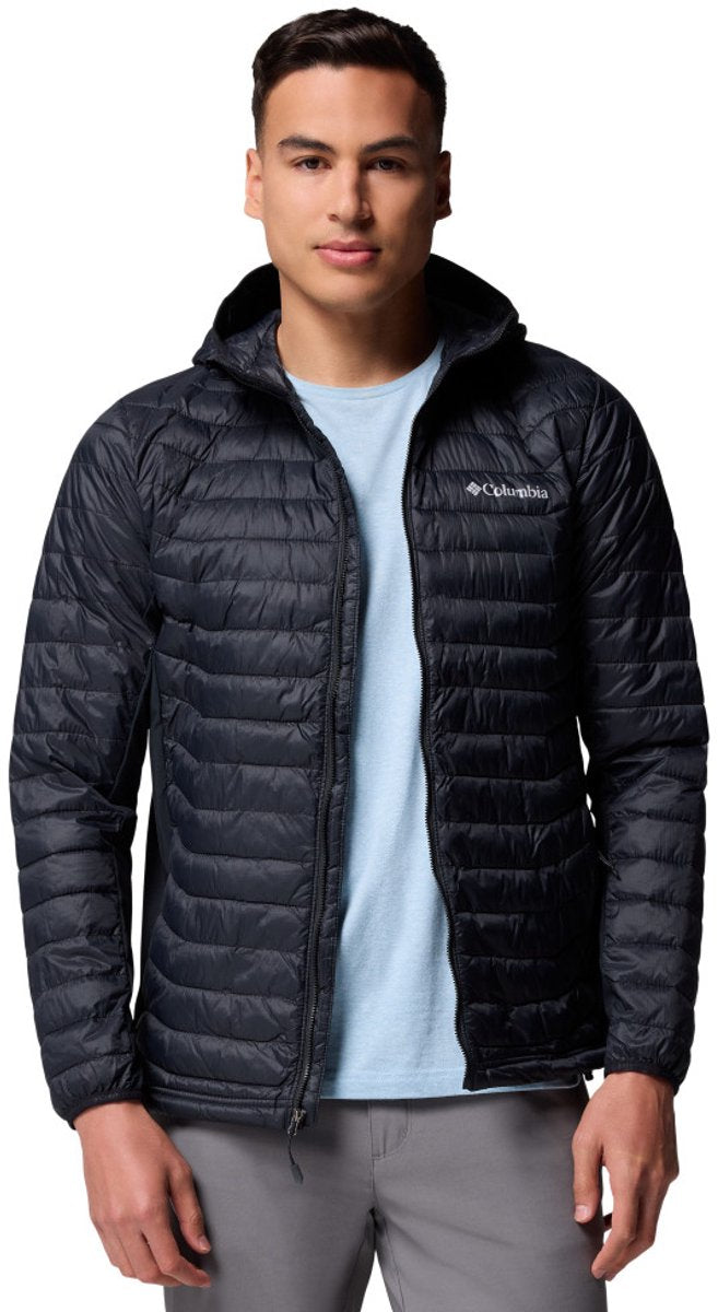 Columbia Powder Pass™ Hybrid Hoody Jacket Veste outdoor homme - noir