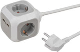 Brennenstuhl Alea-Power 2XUSB-Charger + Plug 4 fois
