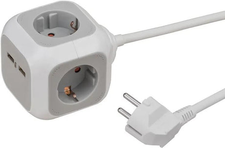 Brennenstuhl Alea-Power 2XUSB-Charger + Plug 4 fois