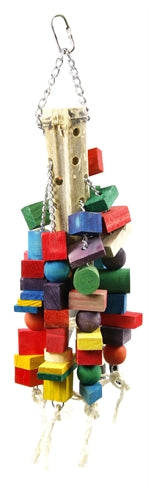 Jouets pour oiseaux Happy Pet en bois de grande taille