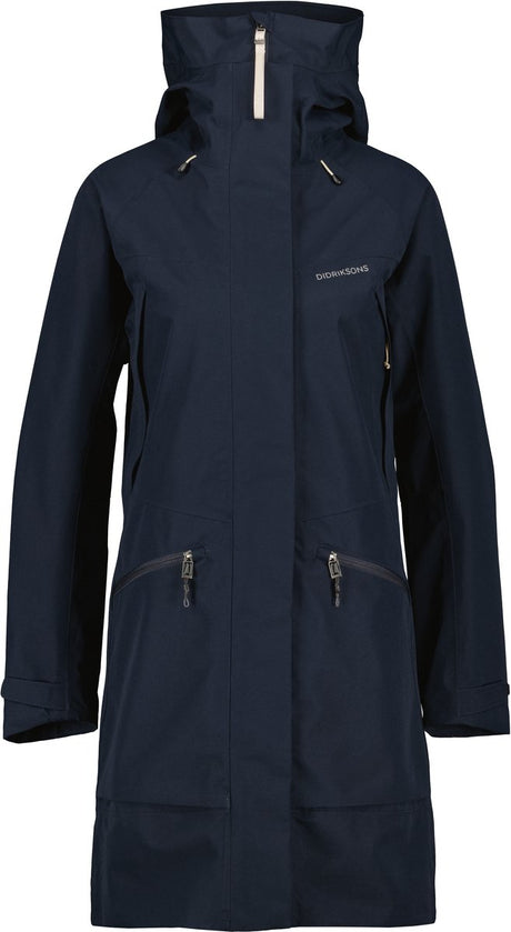 Didriksons veste outdoor femme ilma wns parka 8 - bleu nuit foncé