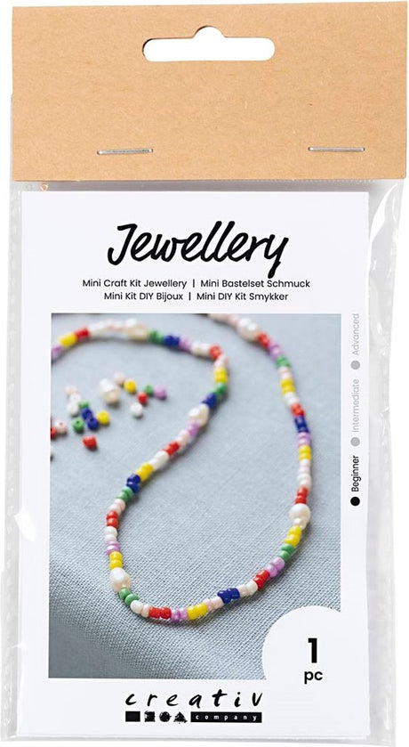 Creativ Company Mini Hobbyset Bijoux Colliers de perles d'eau fraîche