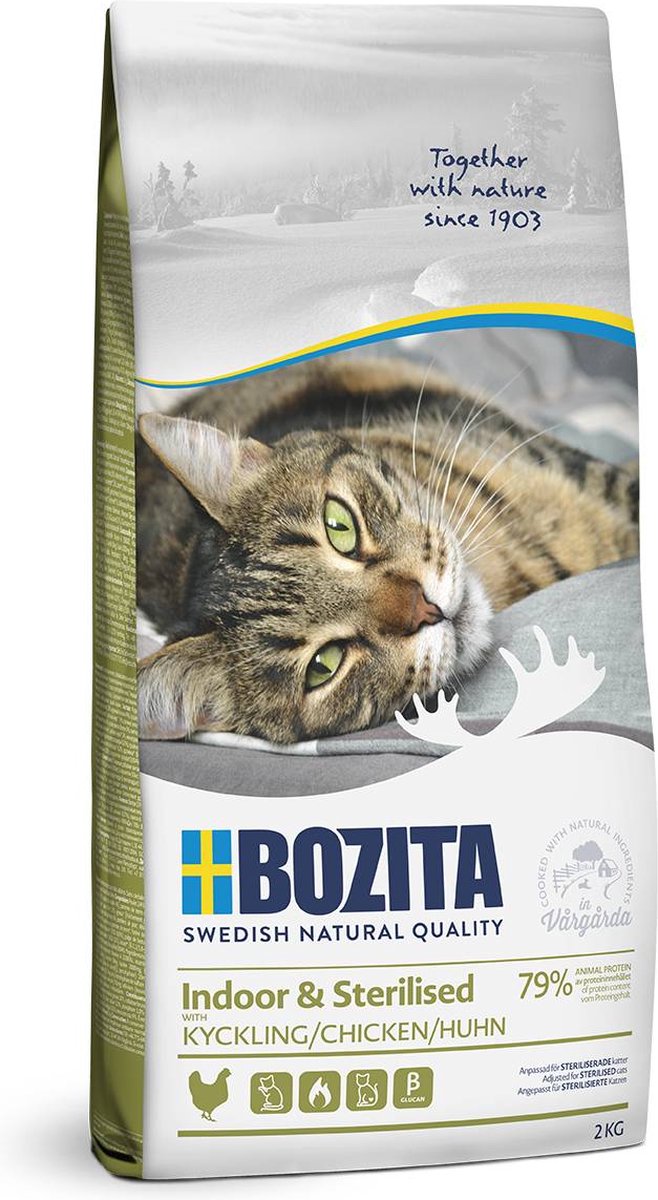 Bozita félin intérieur stérilisé 2 kg