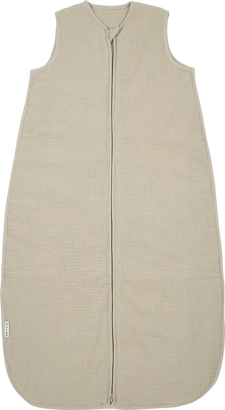 Meyco baby uni gigoteuse doublée - hydrophile prélavée - sable - 90cm - 2,0 tog