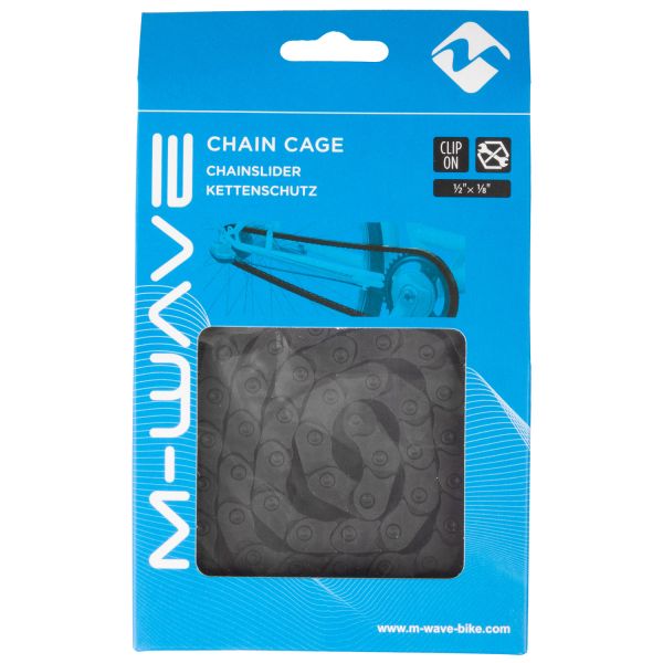 Cage à chaîne m-wave à roulement en laiton noir pour monovitesse 1 2 x 1 8