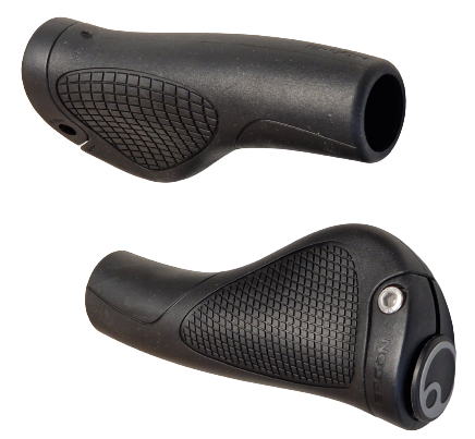 Gazelle Handle Set GP10 GP-1 Ergon 130 mm Black Grey UEM