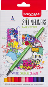 Bruynzeel Fineliners, 24e.
