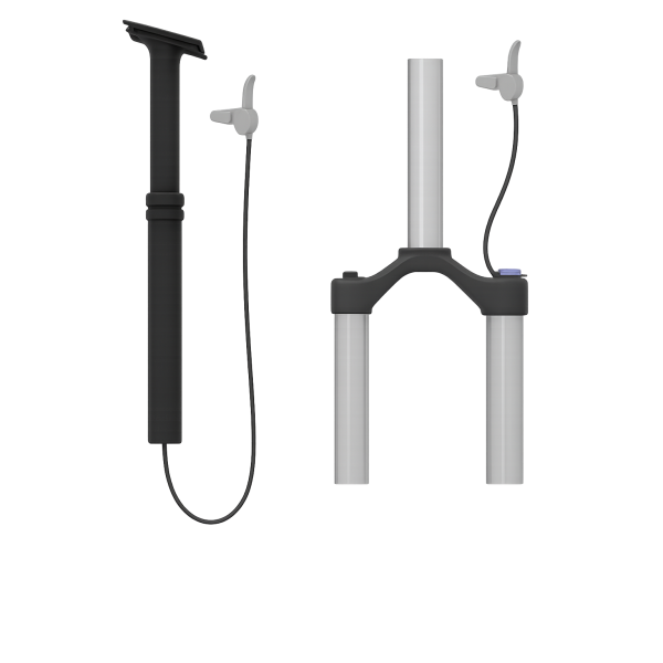 Jeu de câbles Elvedes pour verrouillage à distance de la tige de selle télescopique (hors télécommande)