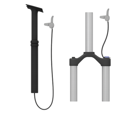 Jeu de câbles Elvedes pour verrouillage à distance de la tige de selle télescopique (hors télécommande)