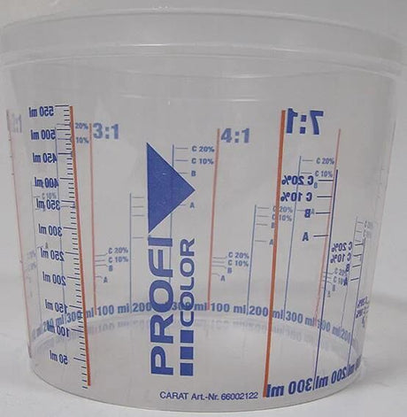 Gobelet de mélange de peinture couleur Profi, gobelet de mélange 750ml