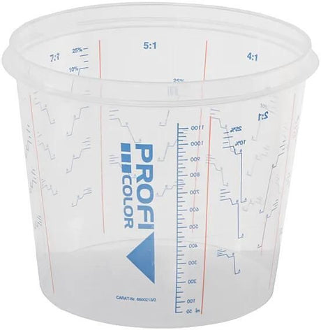Gobelet de mélange de peinture couleur Profi, gobelet de mélange 1400 ml