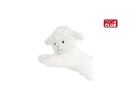 Peluche mouton couché mini club 30x16x14cm