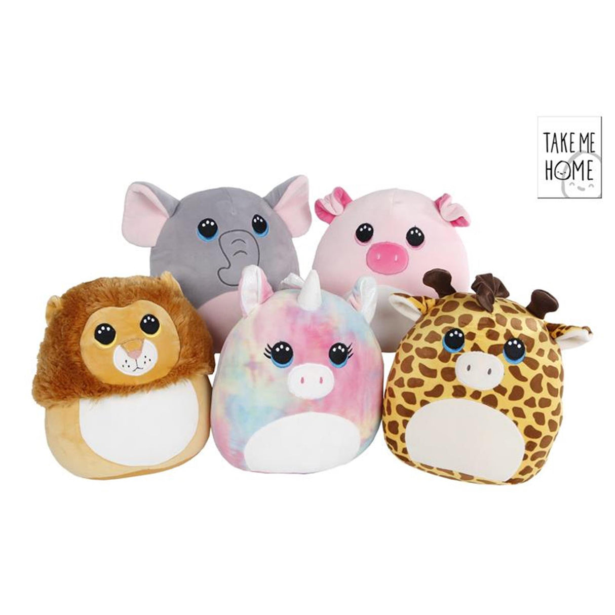 Ramène-moi à la maison en peluche douce assise 24 cm