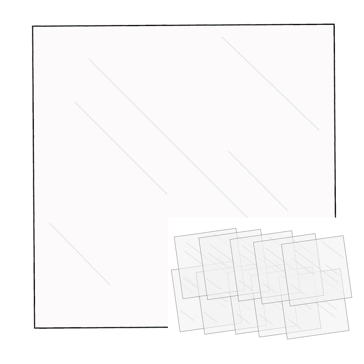 We r makers • feuilles transparentes fusibles 10 pièces