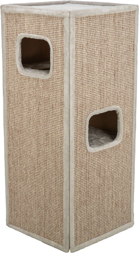 Trixie - griffoir tour pour chat juno - gris - 116 cm