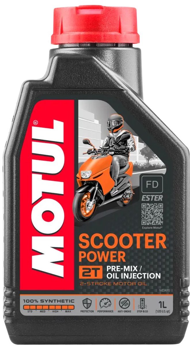 Motul scooter puissance 2t 1l