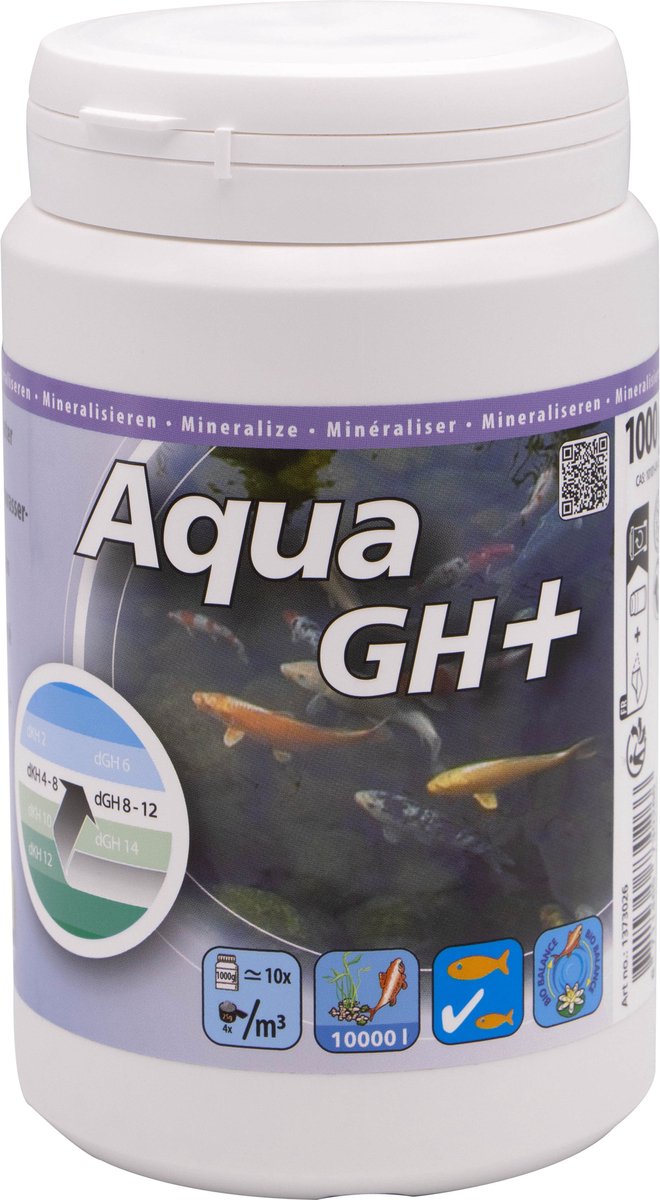 Ubbink Vijverwater Traitement Aqua GH + 1000 g pour 10000 L