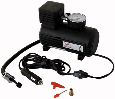 Compresseur d'air HP 12v 18bar avec 3 adaptateurs supplémentaires