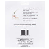 We r makers • recharge bouton pression coeur ø58mm 9pcs