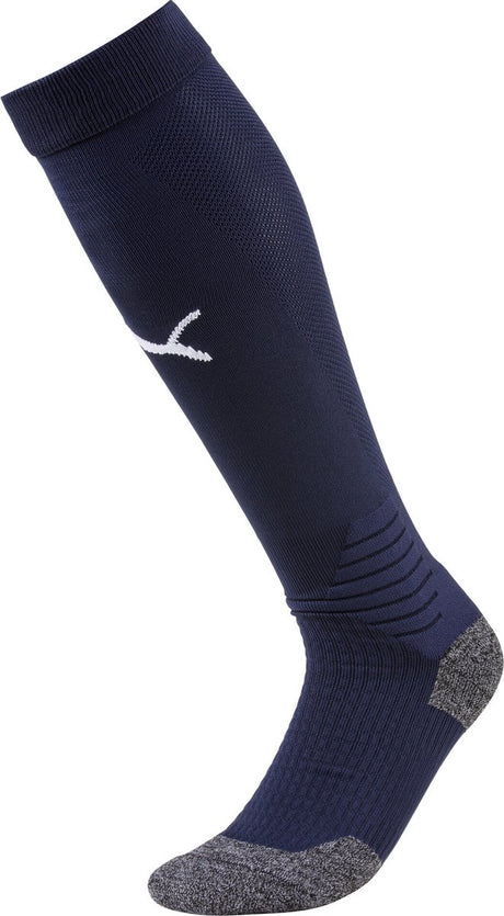 Puma team liga chaussettes chaussettes de sport pour hommes - caban - blanc