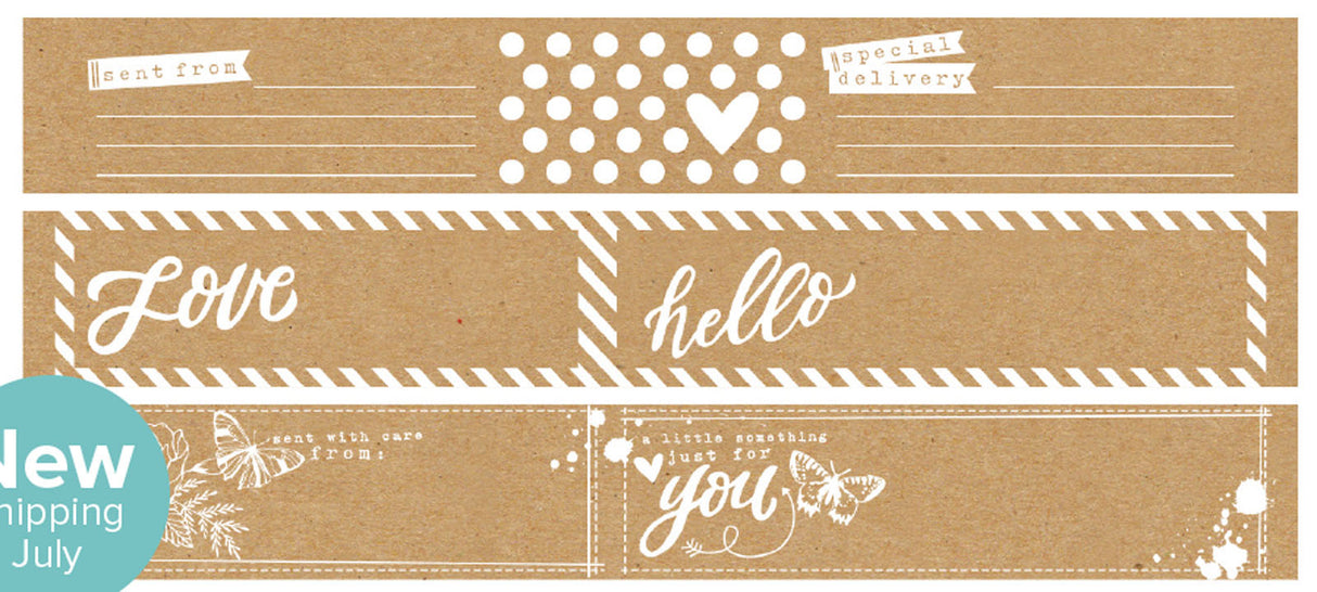 We r makers • enveloppe wrap washi rouleau kraft