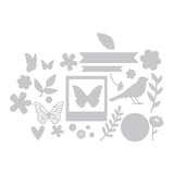 We r makers • tableau d'affichage pailleté blanc