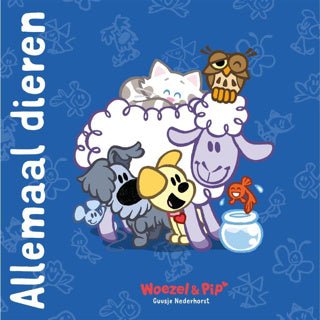 Livre Woezel Pip tous les animaux en carton | 2 pièces