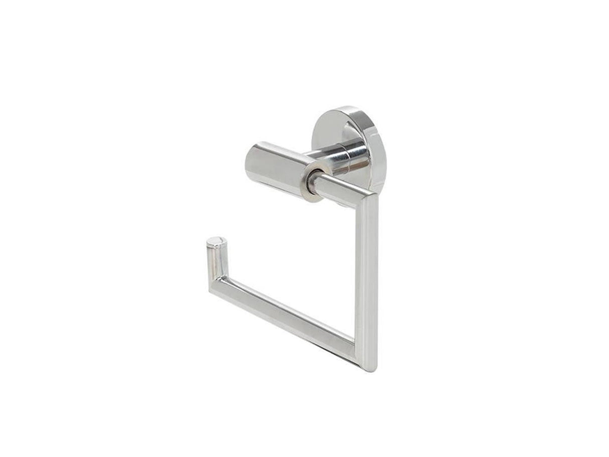 Porte-rouleau de papier toilette Sealskin elementals basic plus en métal chromé avec matériel de montage