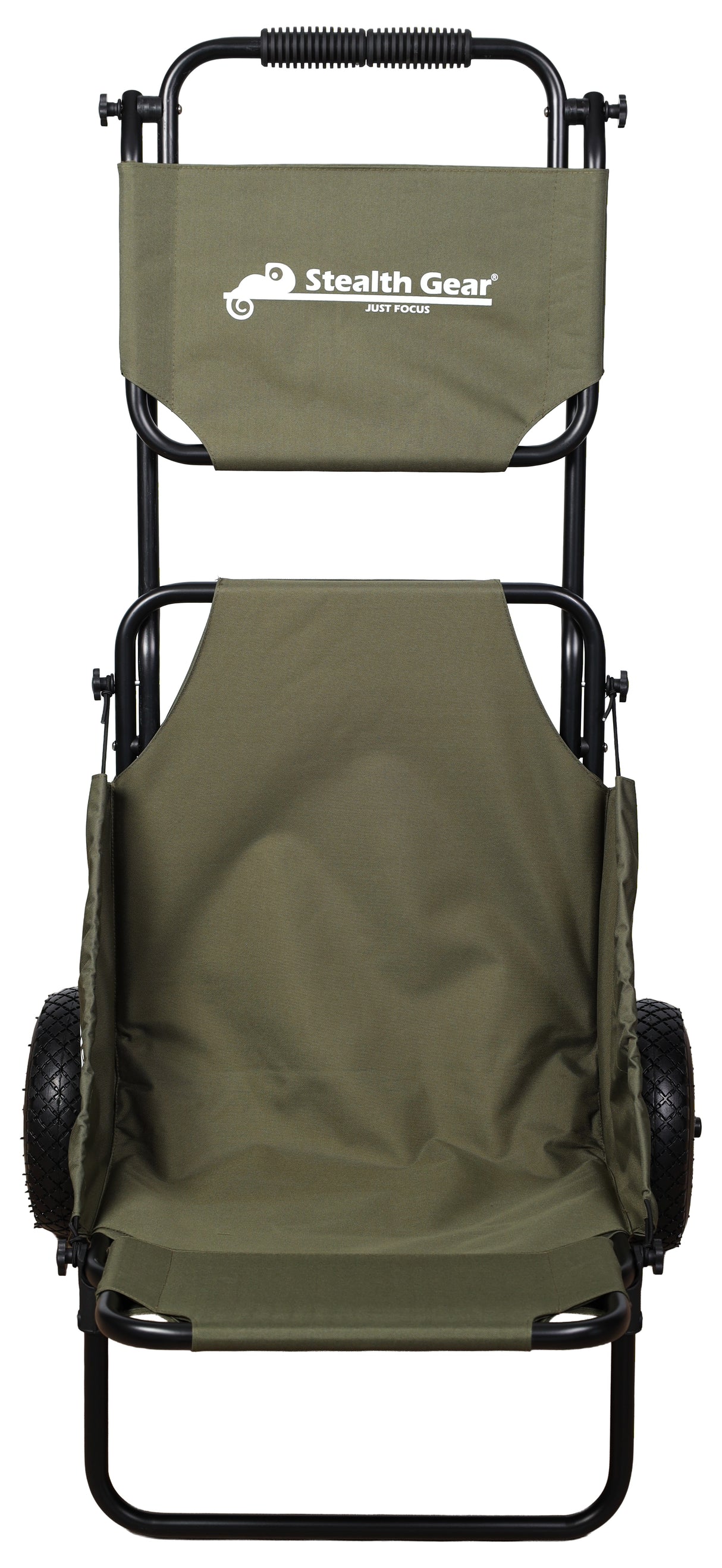Chariot de transport de matériel furtif m2 vert forêt avec toit ouvrant