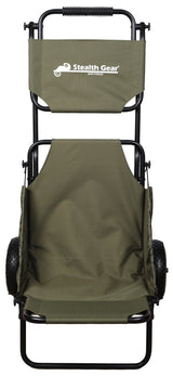 Chariot de transport de matériel furtif m2 vert forêt avec toit ouvrant