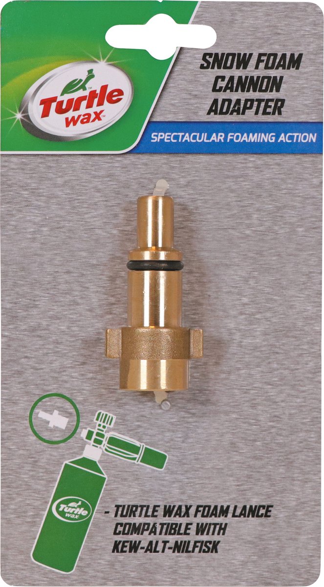 Adaptateur de cire de tortue pour canon à mousse de neige de tortue – pour nettoyeurs haute pression Kew Alt Nilfisk