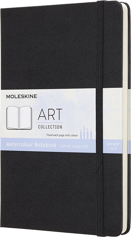 Moleskine art aquarel album - large - hardcover - zwart