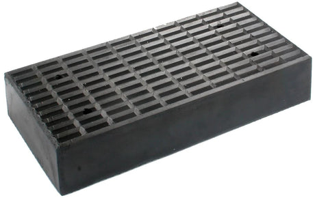 Busching rubber blok rubber pad 200x100x40mm uni for lifting platforms