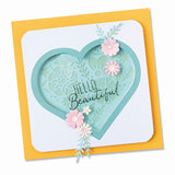 Sizzix • framelits dies stamps blooming heart