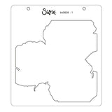 Sizzix • layered stencils layered peony 4stuks
