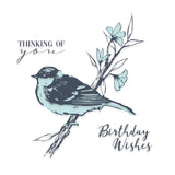 Sizzix • layered clear stamps summer bird 4stuks