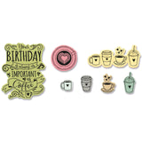 Sizzix • framelits die set stamps café 10stuks