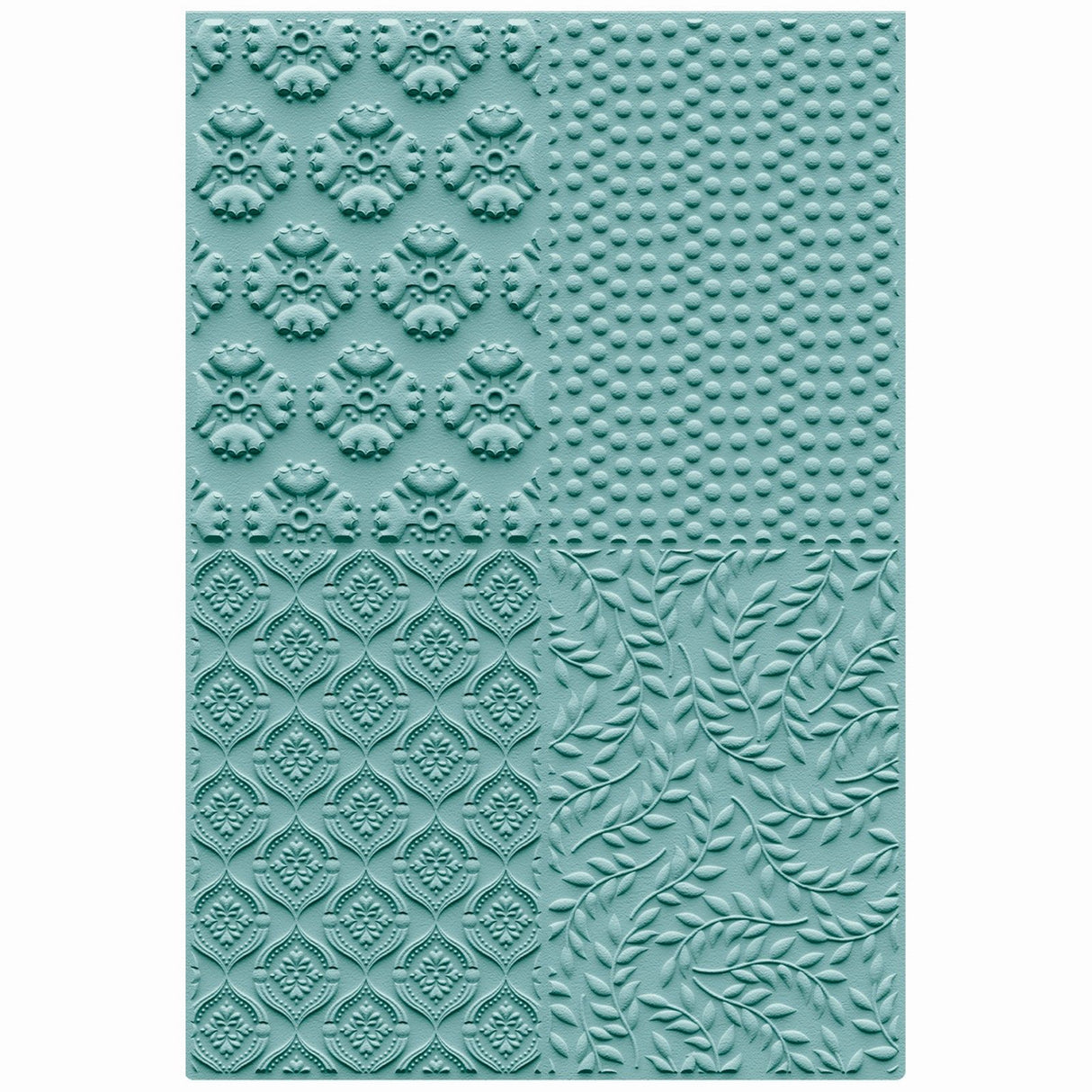 Sizzix • 3-d textured impressions embossing folder posh patterns by catherine pooler