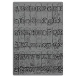 Sizzix • 3-d texture fades embossing folder typewriter large a5 by tim holtz